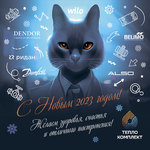 С наступающим Новым годом и Рождеством!